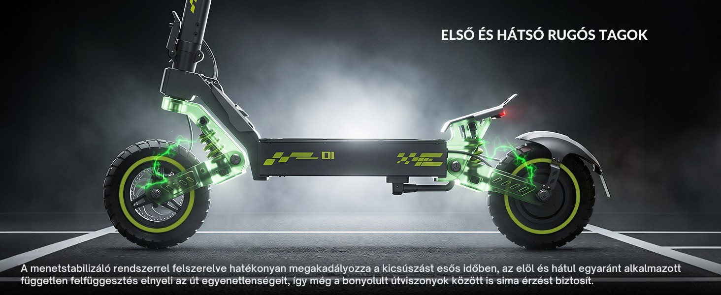 Első-hátsó rugós felfüggesztés