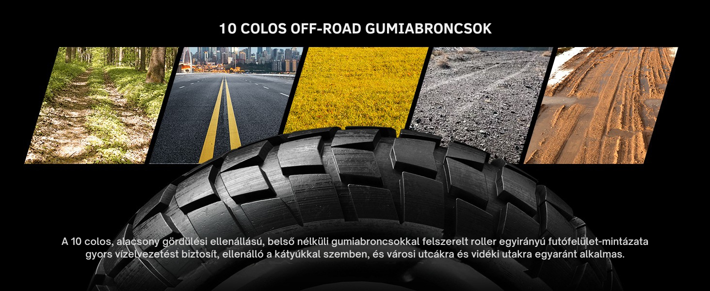 10 colos pneumatikus gumik