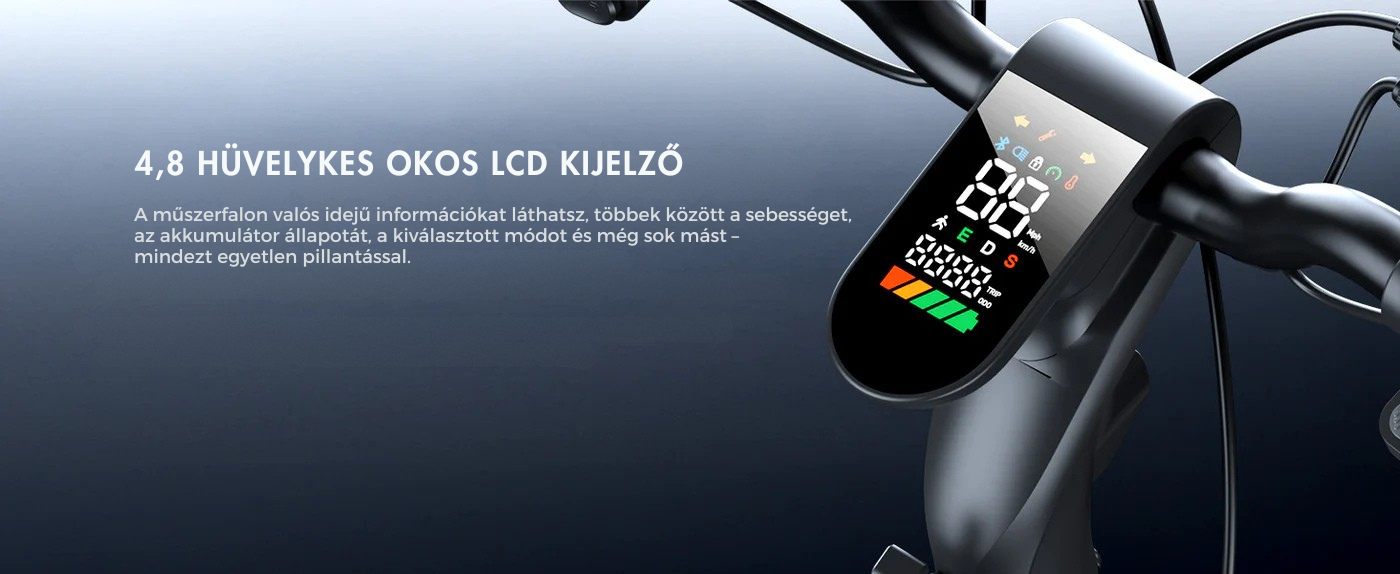 Villámgyors gyorsulás intelligens kijelzővel